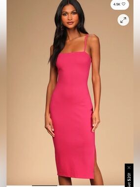 Lululs Paulina bodycon midi